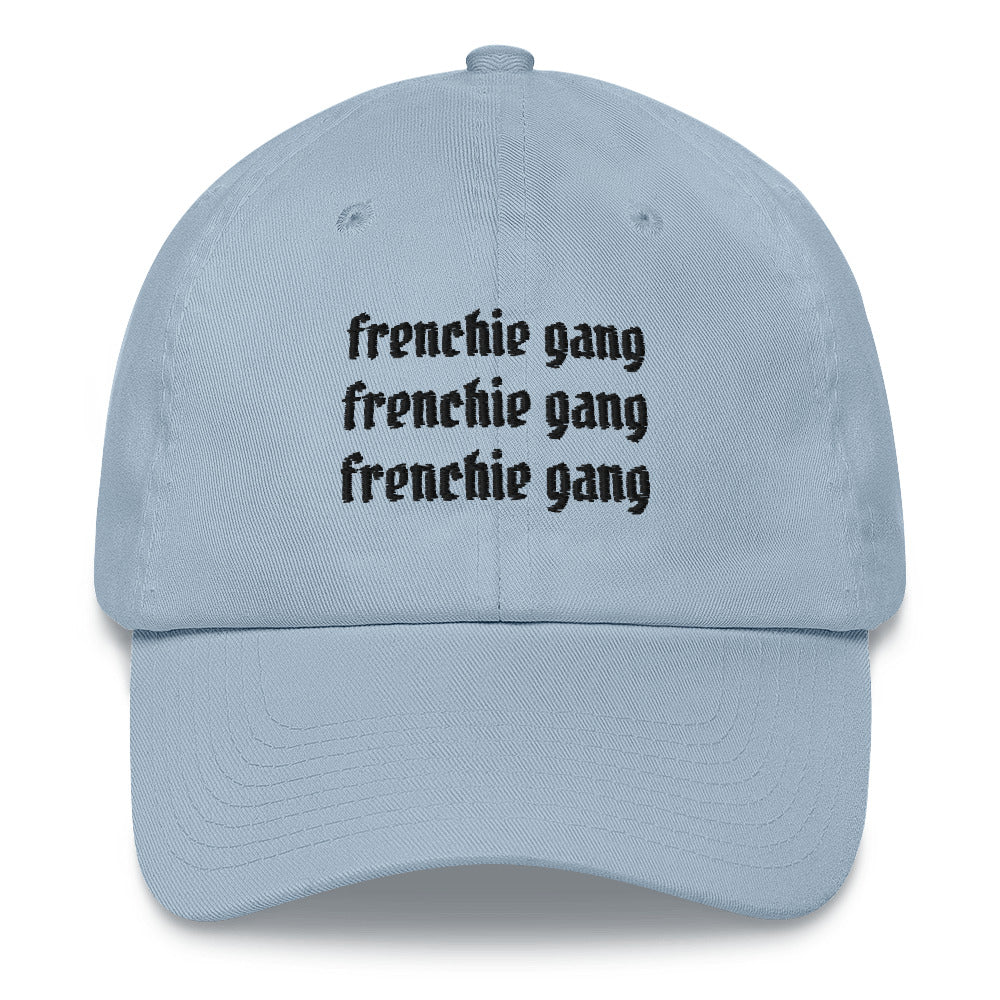 Frenchie Gang Dad Hat Script