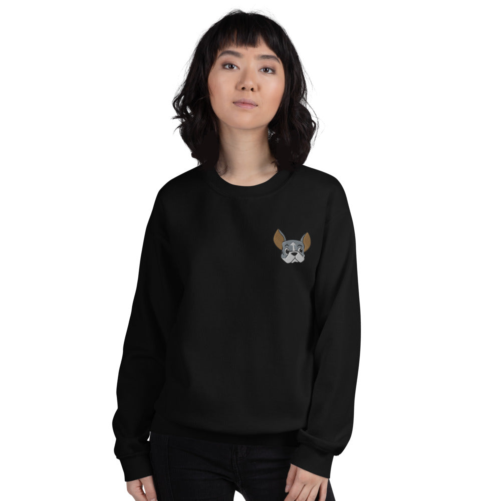 Embroidered Clive Crew Sweatshirt
