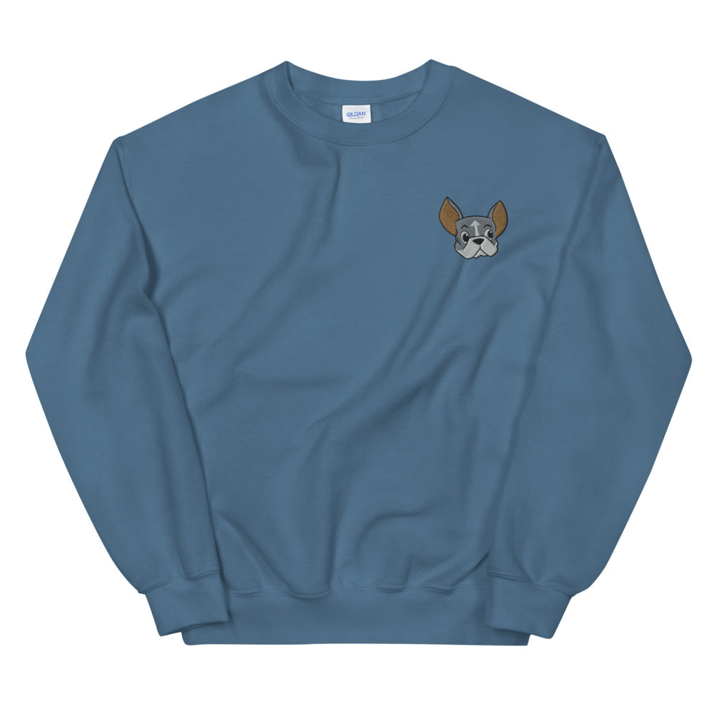 Embroidered Clive Crew Sweatshirt