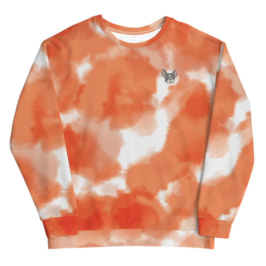Orange Wash Sweatshirt
