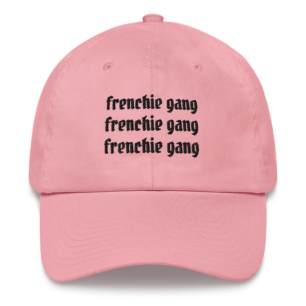 Frenchie Gang Dad Hat Script