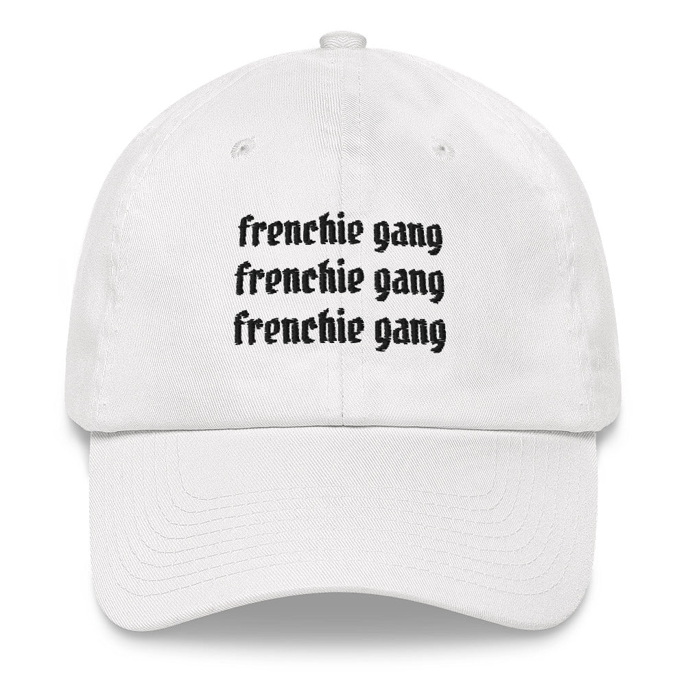 Frenchie Gang Dad Hat Script