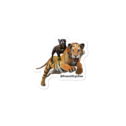 Tiger Clive Sticker