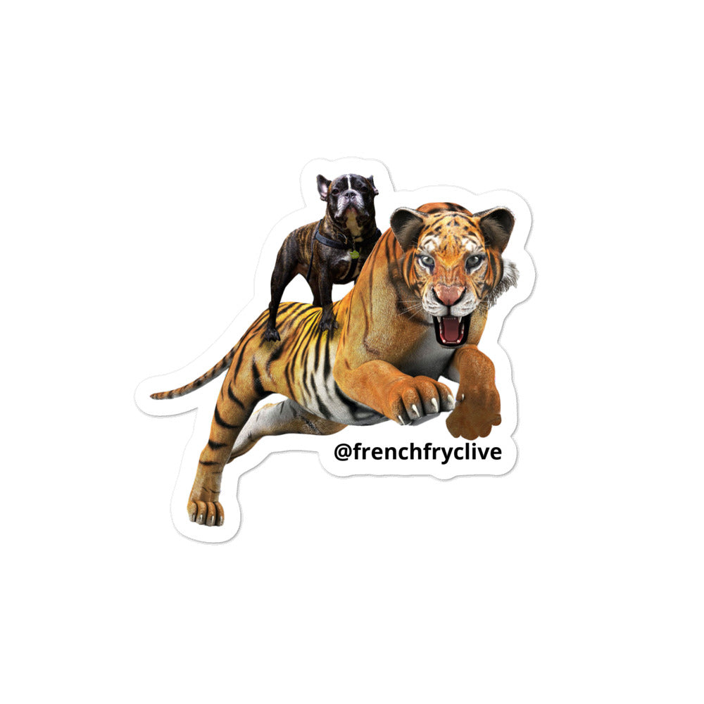 Tiger Clive Sticker