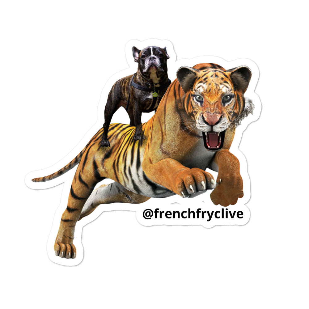 Tiger Clive Sticker