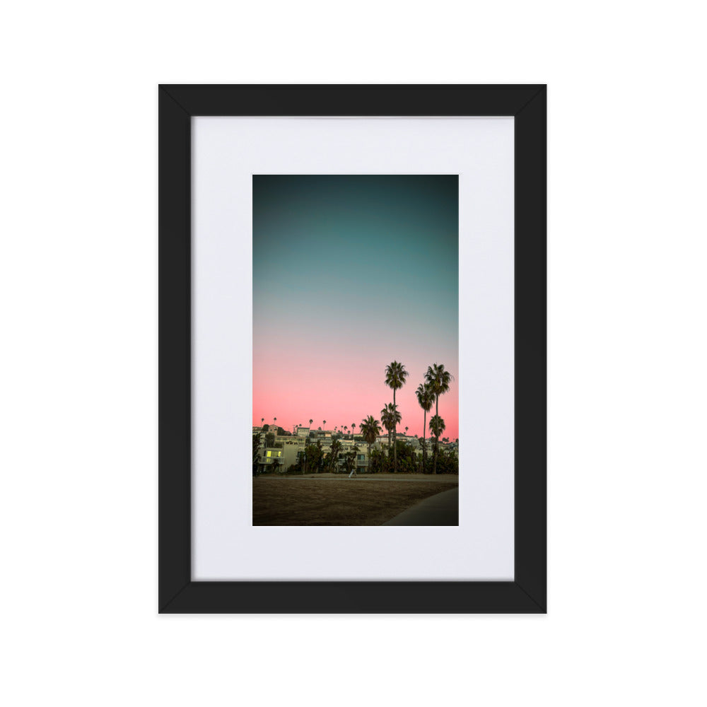 Los Angeles Cotton Candy Skies Framed Photo