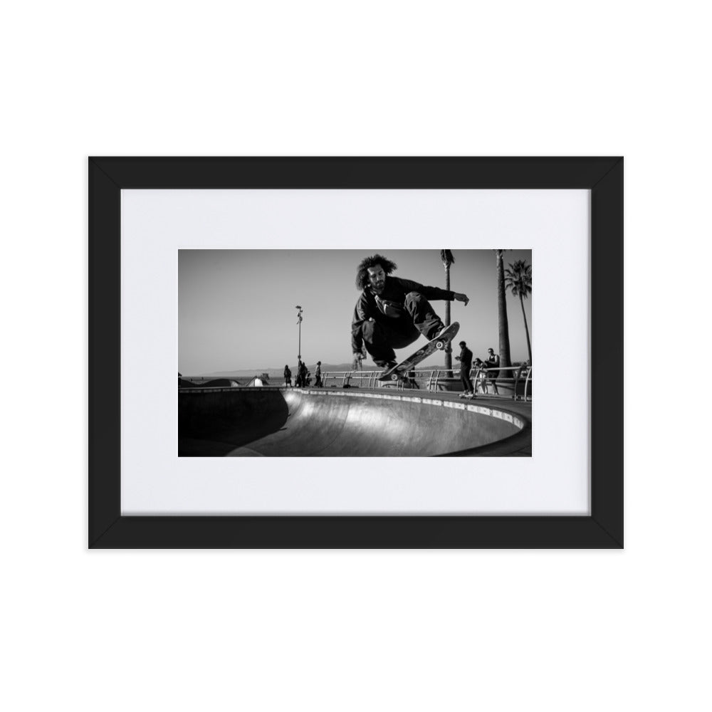 Venice Skate Park Framed Photo