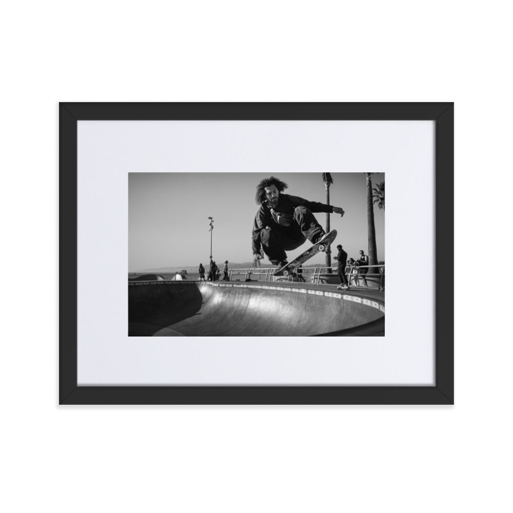 Venice Skate Park Framed Photo