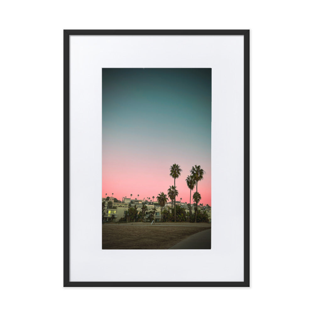 Los Angeles Cotton Candy Skies Framed Photo