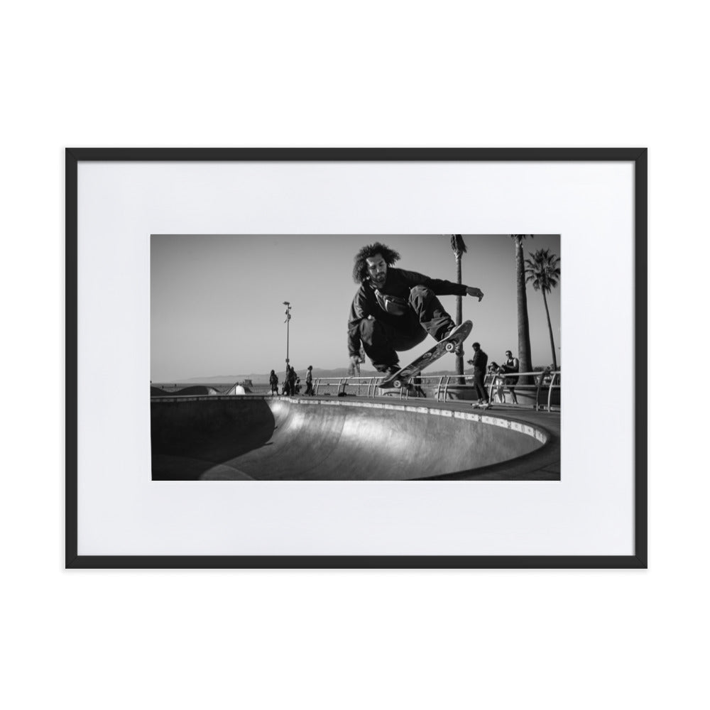 Venice Skate Park Framed Photo