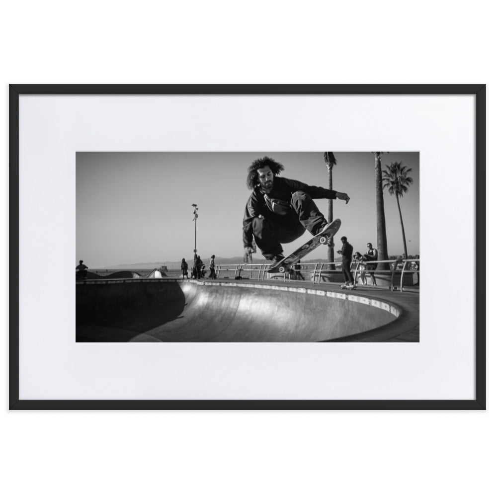 Venice Skate Park Framed Photo