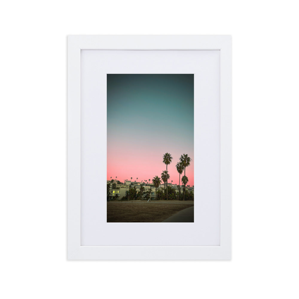 Los Angeles Cotton Candy Skies Framed Photo