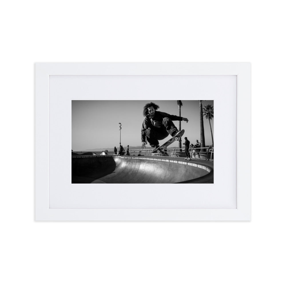 Venice Skate Park Framed Photo