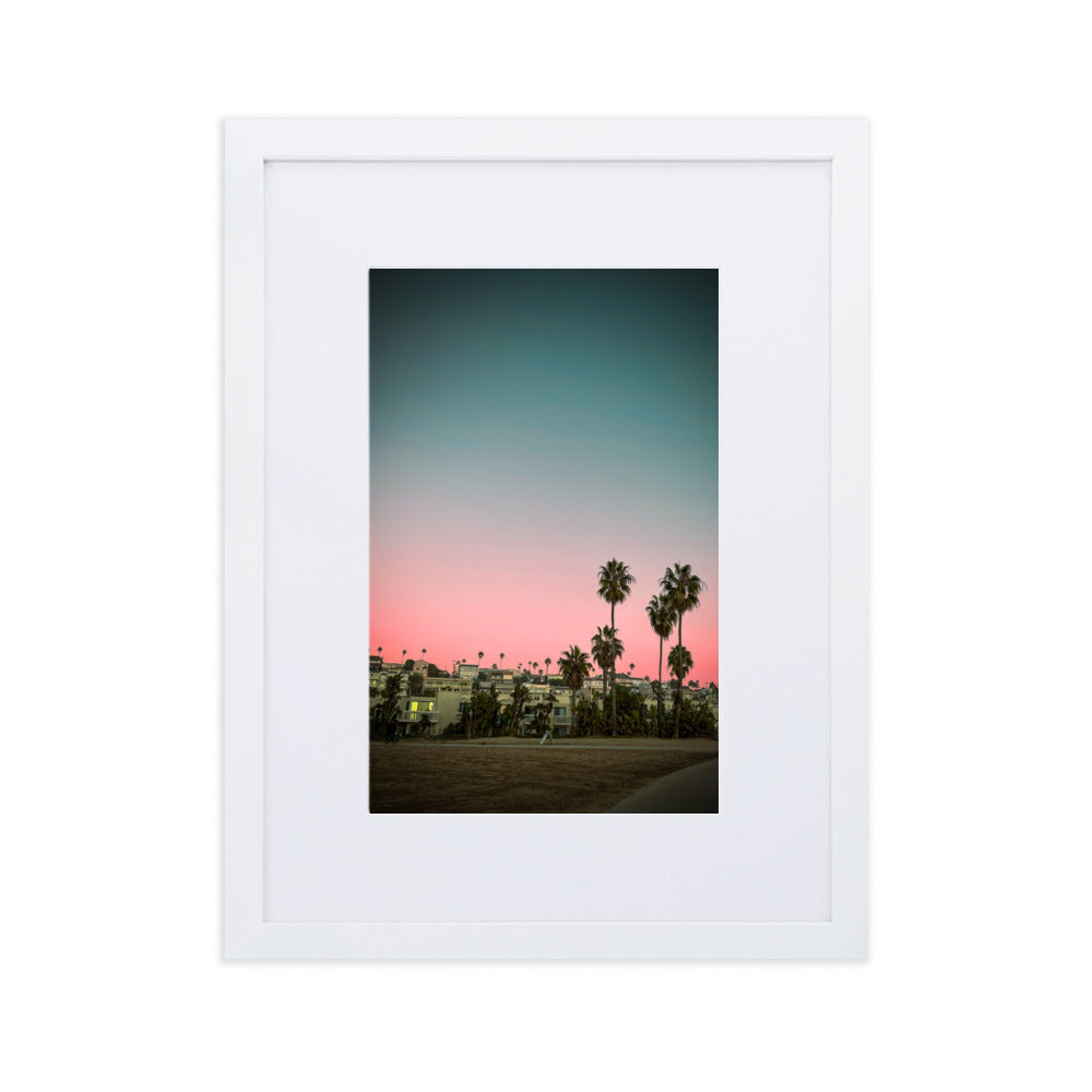 Los Angeles Cotton Candy Skies Framed Photo