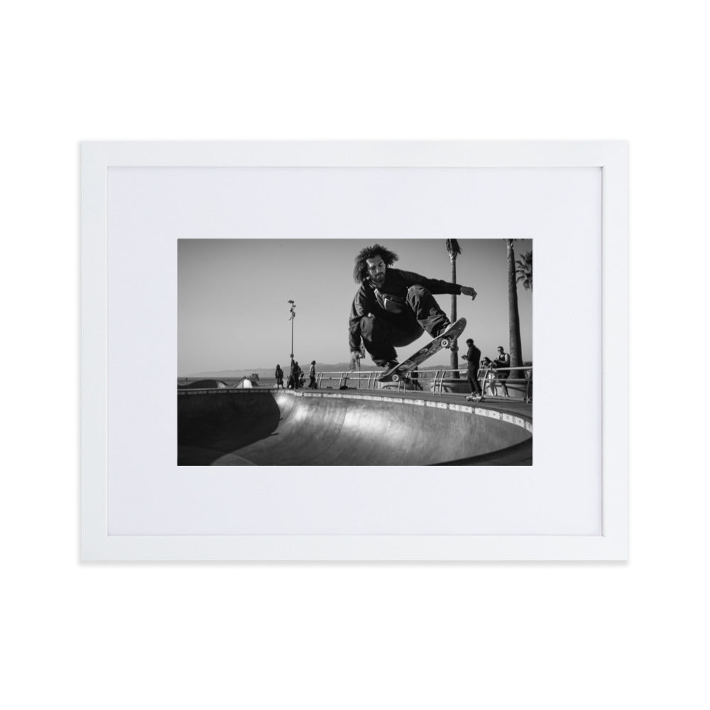 Venice Skate Park Framed Photo