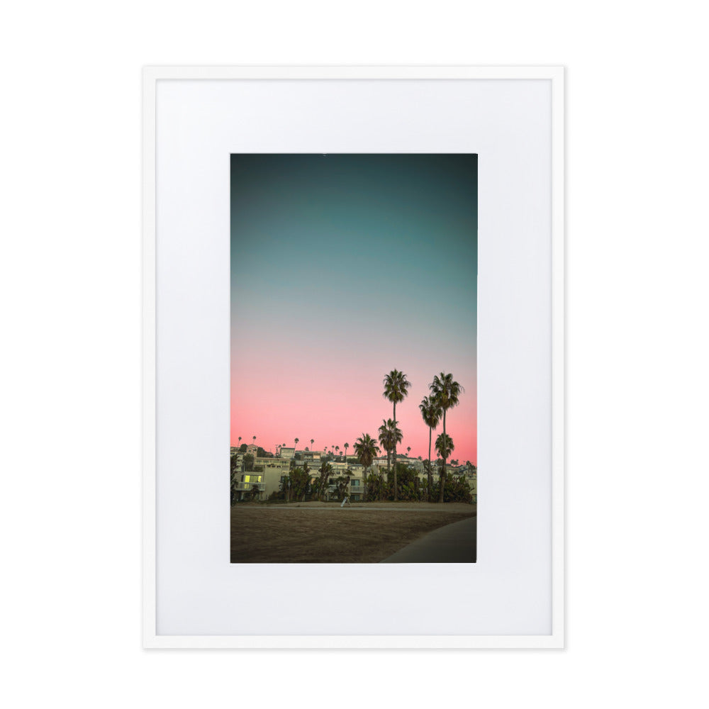 Los Angeles Cotton Candy Skies Framed Photo