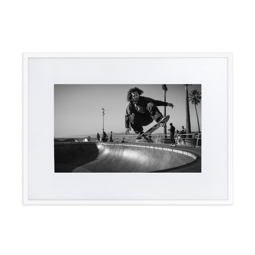 Venice Skate Park Framed Photo