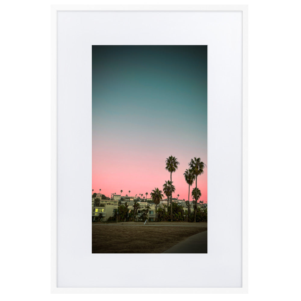 Los Angeles Cotton Candy Skies Framed Photo