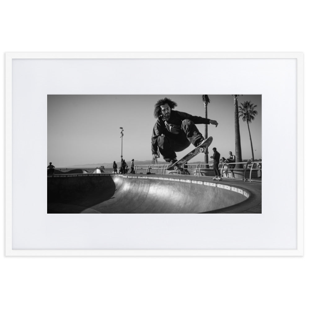 Venice Skate Park Framed Photo