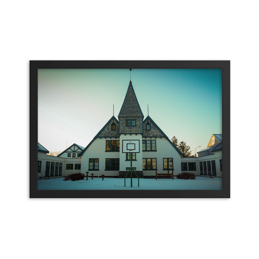 Wes Anderson Icelandic Basketball Framed Photo