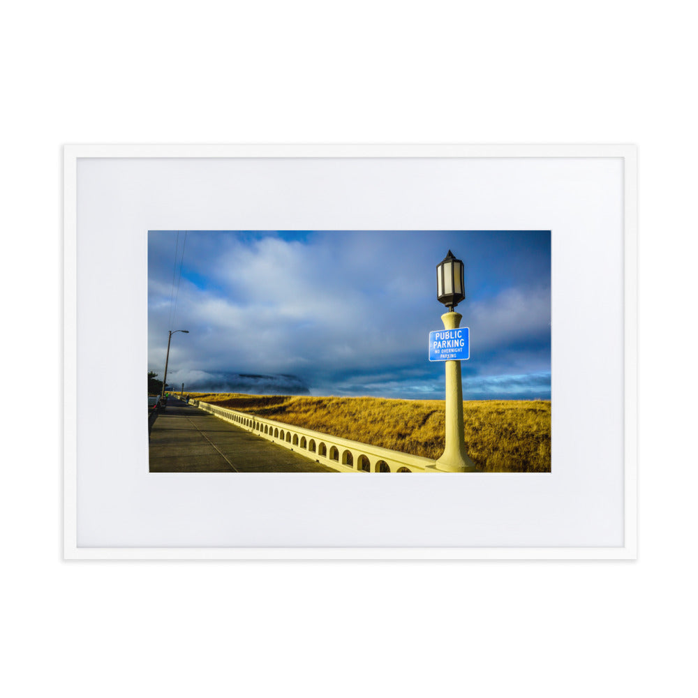 Seaside Oregon Promenade Framed Photo