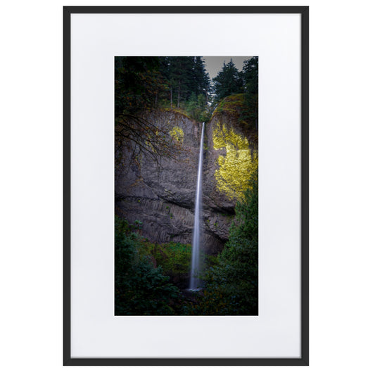 Latourell Falls Oregon - Framed Photo