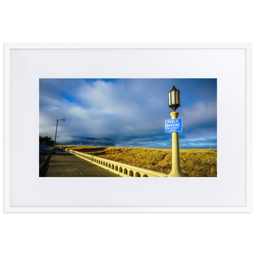 Seaside Oregon Promenade Framed Photo