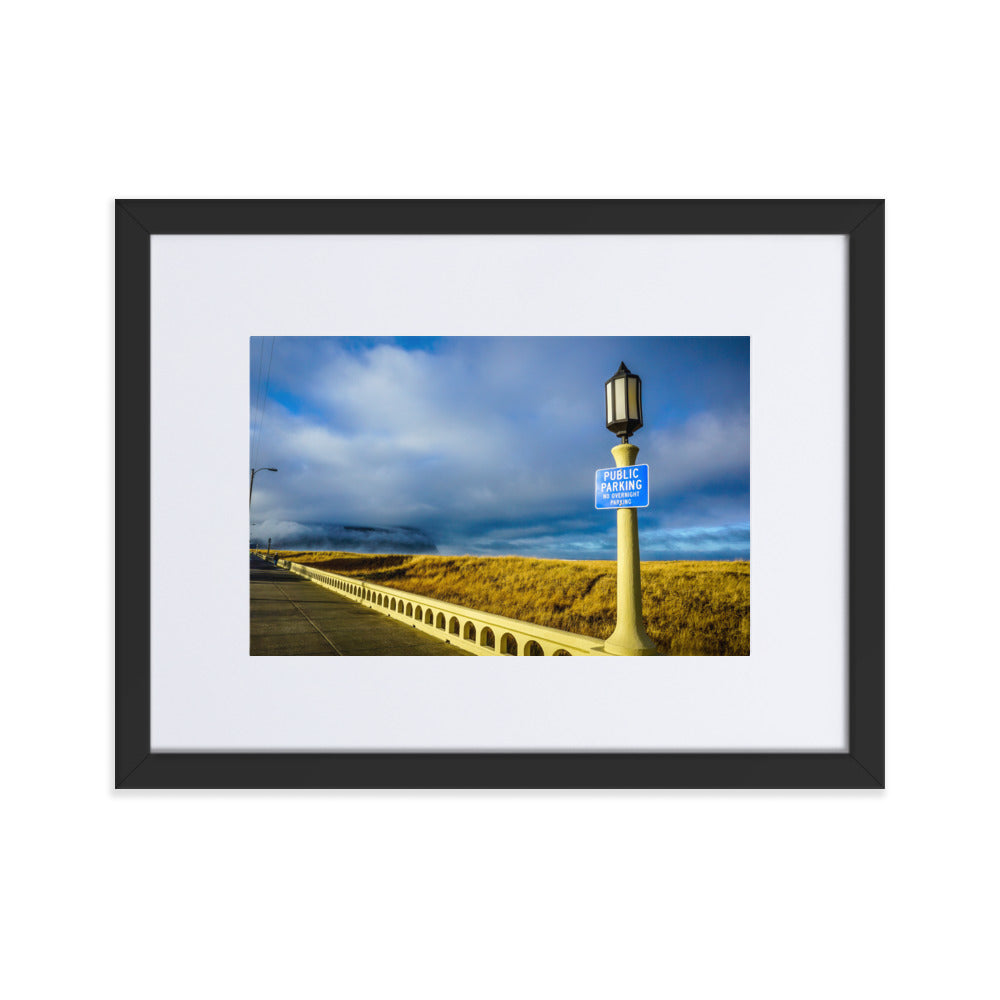 Seaside Oregon Promenade Framed Photo