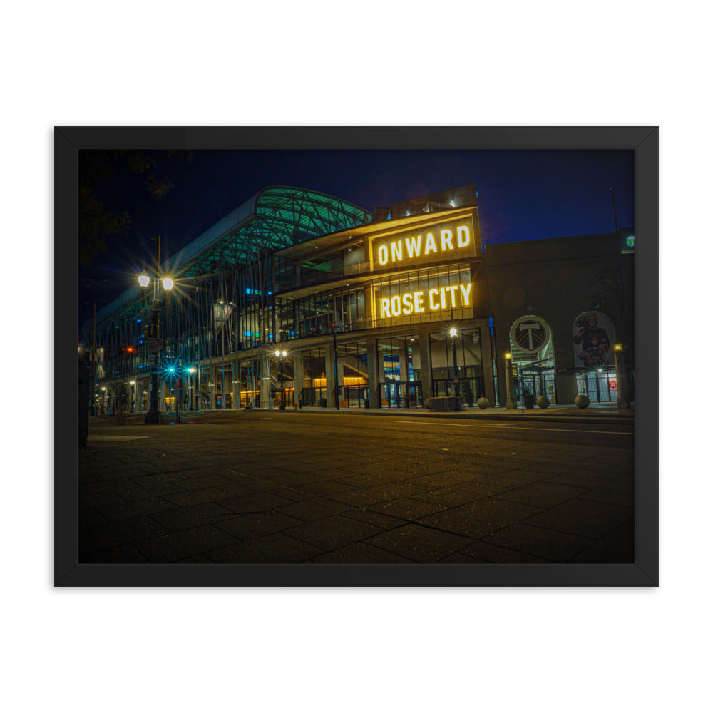 Portland Timbers Onward Rose City Framed Photo