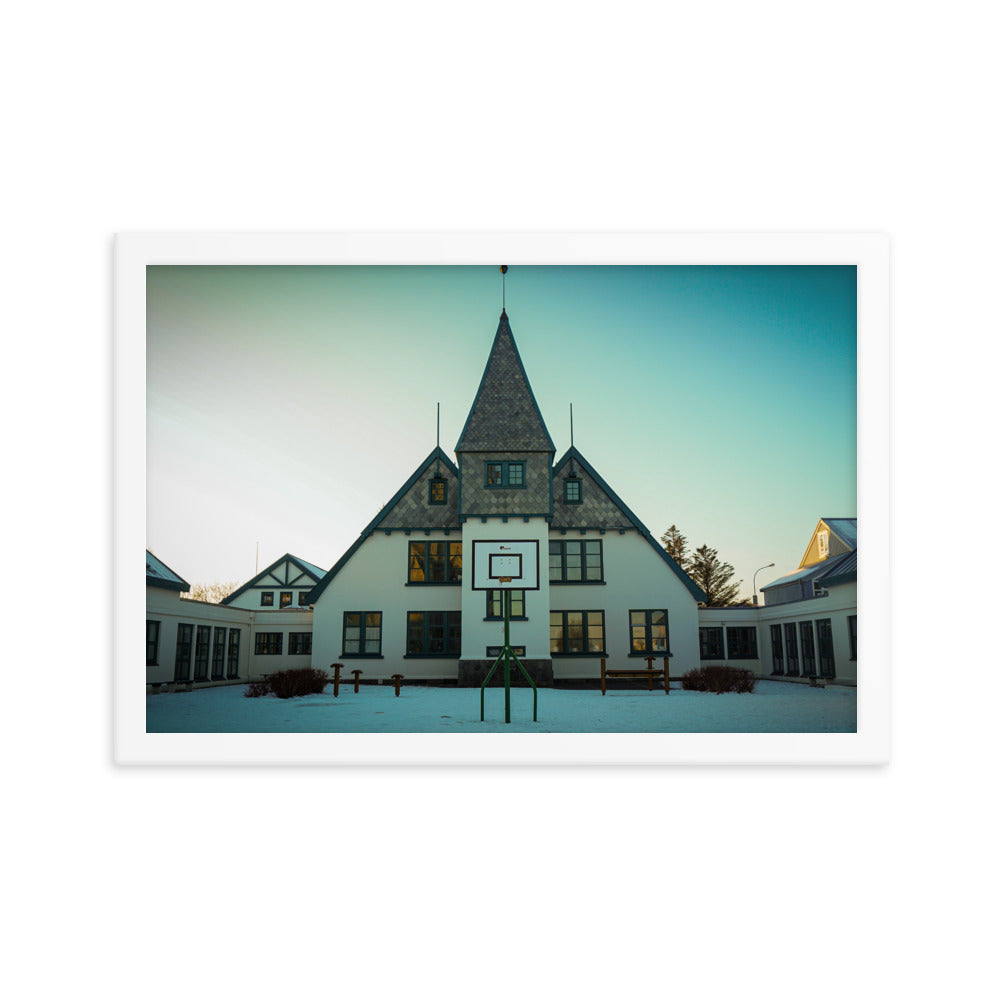 Wes Anderson Icelandic Basketball Framed Photo