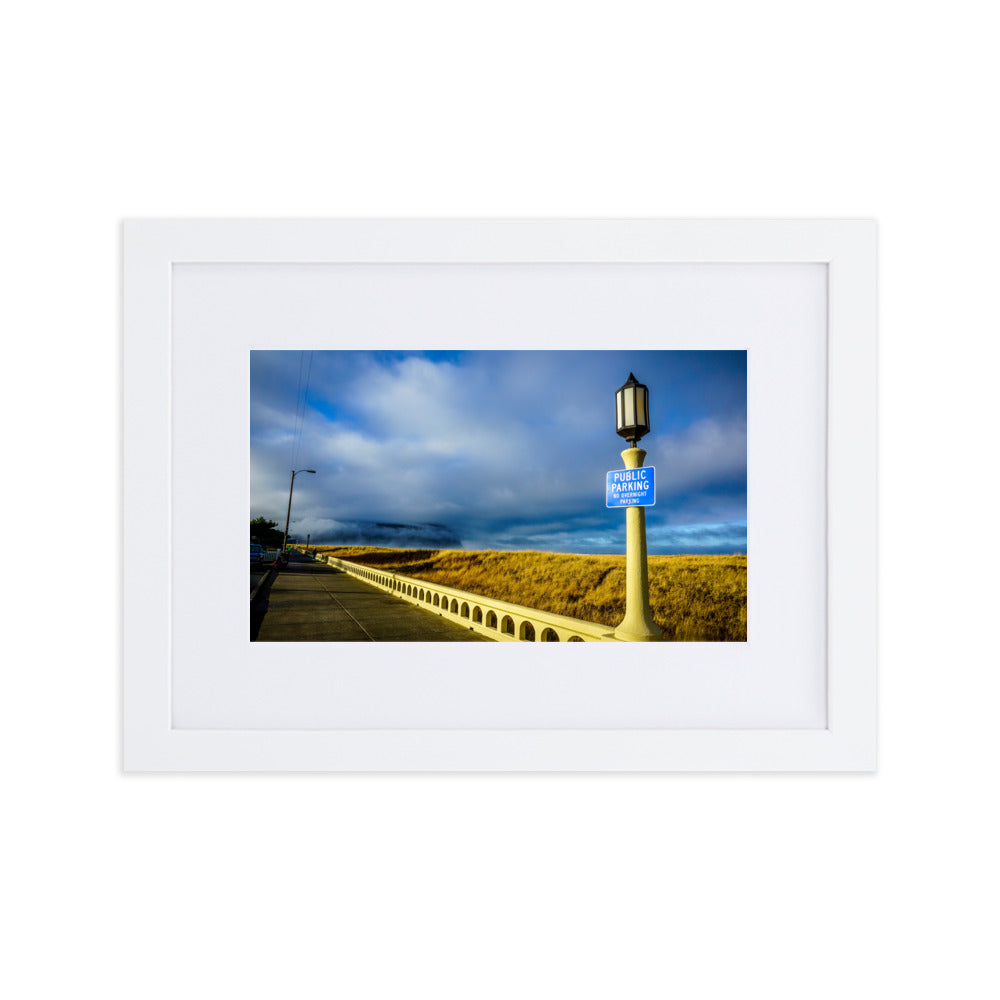 Seaside Oregon Promenade Framed Photo