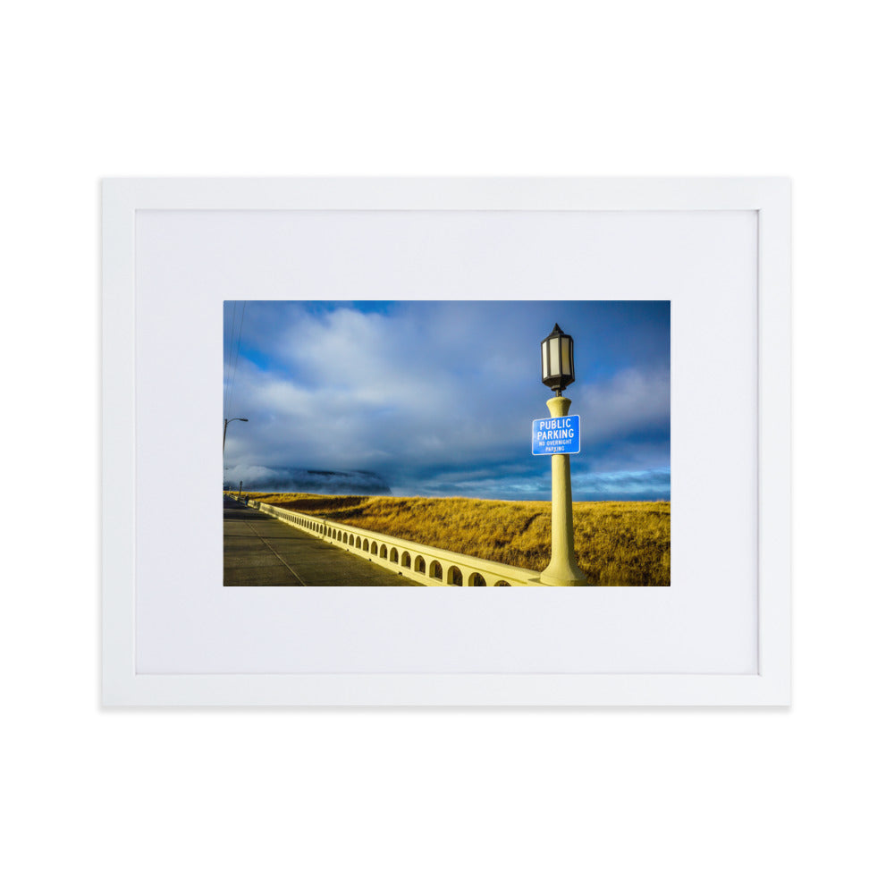 Seaside Oregon Promenade Framed Photo