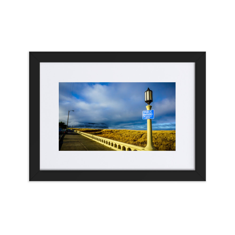 Seaside Oregon Promenade Framed Photo