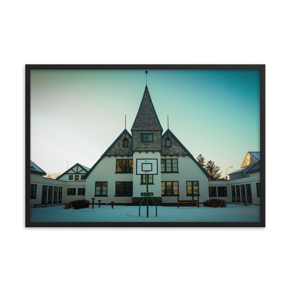 Wes Anderson Icelandic Basketball Framed Photo