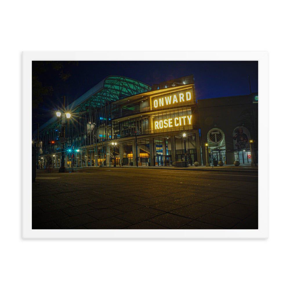 Portland Timbers Onward Rose City Framed Photo