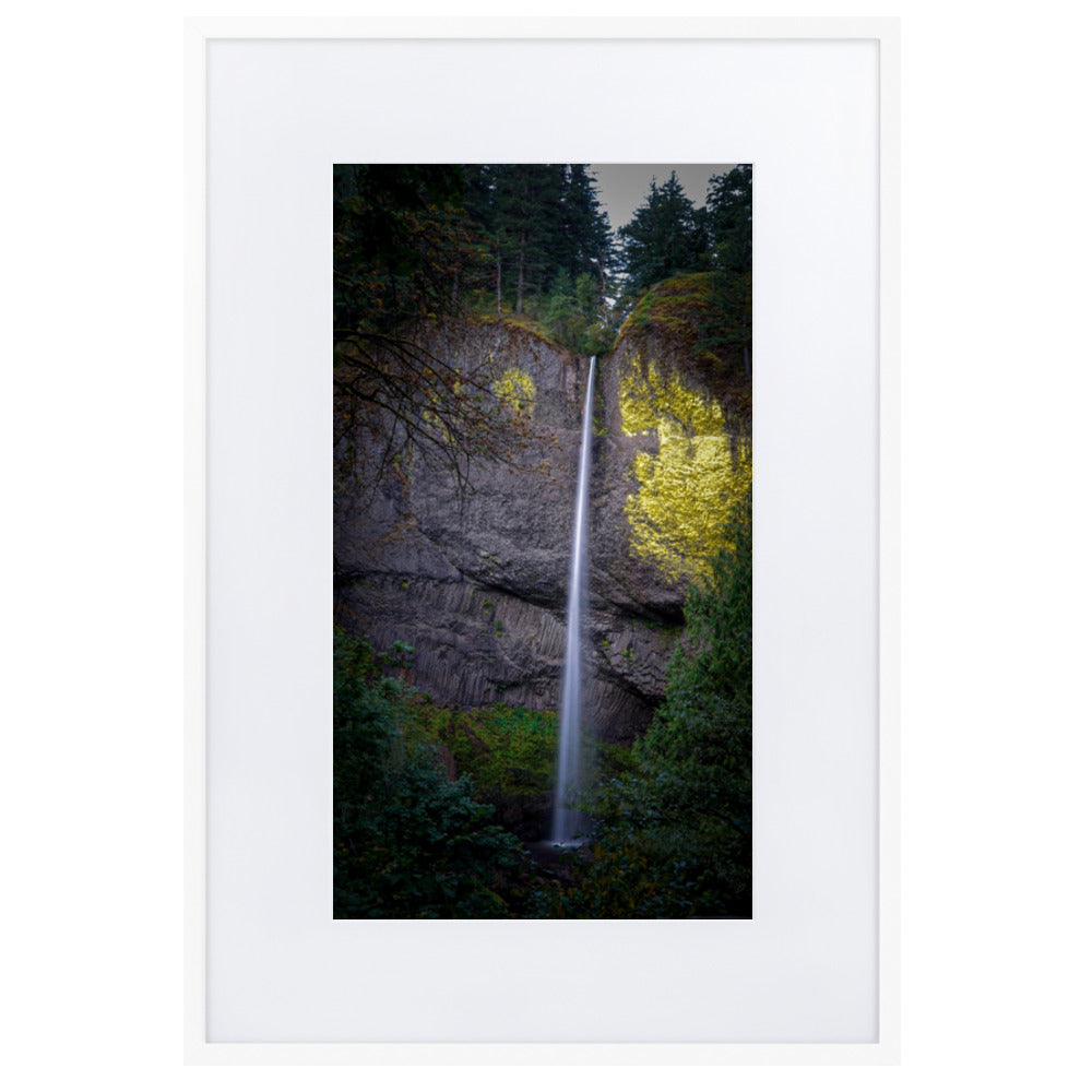 Latourell Falls Oregon - Framed Photo