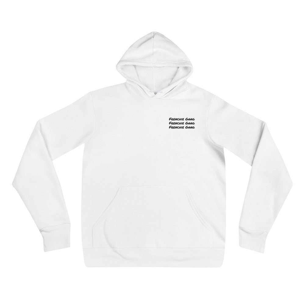 Frenchie Gang Hoodie White